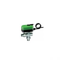 Vanne de zone déviatrice à bille 3 voies, chromée Servomoteur électrique avec déblocage manuel FAR 300522 24V - 3/4'