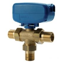 MUT - Vanne de zone motorisée de la série tmo à 3 voies avec actionneur