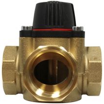 Thermador - Vanne mélangeuse laiton 3 voies f 1'1/2- Kvs 24