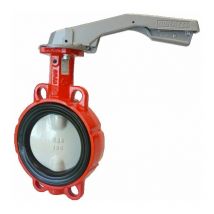 Vanne papillon à oreilles de centrage guidées fte/epdm 130 Ø100