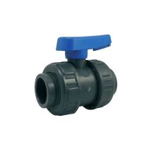 Vanne pression taraudée femelle 15x21 à double union, eau potable.