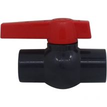 Válvula adhesiva de pvc de 20 mm, válvula de bola, válvula de bola para piscina