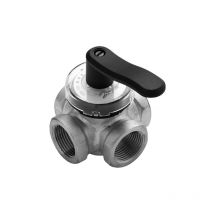 Danfoss - Vanne mélangeuse laiton à secteur 4 voies 26-34