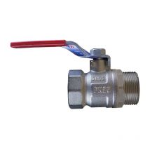 Vanne à sphère PN25 nile acs 11/4 (33/42) Mâle Femelle - Poignée plate rouge Arco