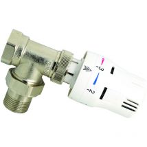 Led Leds - vanne thermostatique pour radiateur serviette avec raccord 1/2