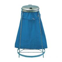 Abfallsammler Ø400/570xH965mm 120 l stapelbar, Klemmvorrichtung