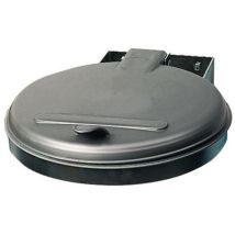 Abfallsammler B400xT510mm – 10911 – verzinkter Stahl – Wandbefestigung – 120-l-Säcke – Einwurföffnung-Ø 350 mm
