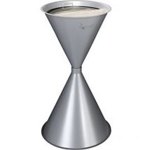 VAR - Standascher D400xH730mm silber Stahlbl.