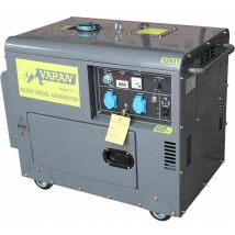 Varan Motors - 92631 Groupe électrogène Diesel silencieux 5.5 kw 230V + 12V