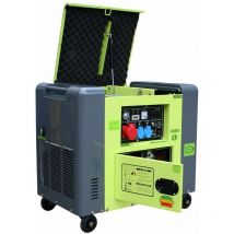 Varan Motors - 92625 Générateur électrique Diesel insonorisé Type Panda Groupe électrogène 400V+230V 6.25kVa