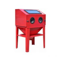 Varan Motors - NESB-11 Cabine de sablage, microbilleuse, sableuse à manchons 420 litres avec Accessoires