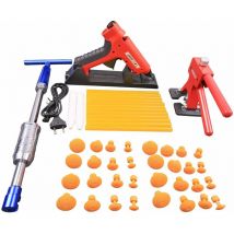 Varan Motors - PDR1 Kit Débosselage sans peinture 49 pièces, outil de réparation de carrosserie et panneaux de carrosserie