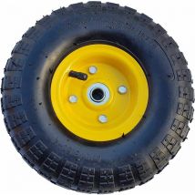 Varan Motors - SMALLWHEELTC1840 Roue pneumatique de rechange pour Chariot de jardin, diable, etc 26cm (4.10/3.50-4)