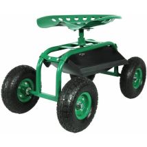 Varan Motors - tc4501A Gartensitz 150kg, Gartenwagen, Bank, Werkstattwagen, Arbeitssitz