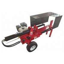 Varan Motors - LS12T Horizontaler Holzspalter mit 6,5PS, 12 Tonnen, bis zu 35cm Durchmesser, fahrbar mit Schutzkäfig