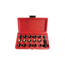 Varan Motors - VT13516 Set de réparation de filets de puits de bougie, tarauds et inserts filetés réféction bougies, 16pcs