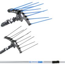 Campagnola - Vareador de aceitunas eléctrico a batería Hercules Eco - Varilla de aluminio 185/270 cm