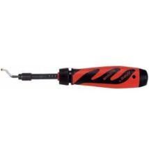 VARGUS Entgraterset Mango II Set E – geeignet für Stahl, Aluminium, Kupfer, Kunststoff – praktischer Taschenclip