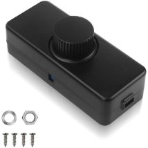 Variateur De Lumiere Led, Bouton Intelligent Interrupteurs Et Variateurs D'Intensité, 220-240v / 50hz 3-100 W, Variateur Pour Lampes Led Rotatif 