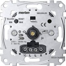 MEG5134-0000 Variateur encastré Adapté pour ampoule: Ampoule électrique, Lampe halogène, Lampe led aluminium C826641 - Merten