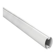 Nice - Barra de aluminio blanca de 4150 mm, 4,15 m, barra M5, barra M7, barra lbar, ancho XBA14