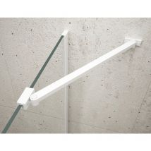 Gelco - vario Douche Enclosure Corner Support Bar 650mm, blanc mat