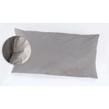 Kissenbezug Renforce Stone Washed kitt, 40 x 80 cm Bettwäsche - Vario