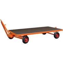 Variofit Industrieanhänger Mit 1-achs Drehschemellenkung Und Luftbereifung 3000x1500x700mm