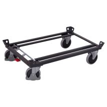 Variofit Palettenfahrgestelle Für Gitterboxen/europaletten Mit Gummibereifung 500kg Tragkraft 810x610mm Anthrazitgrau