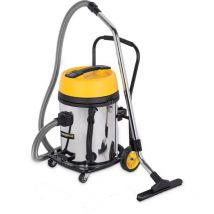 Varo - Aspirateur eau / poussiere bi-moteur - 60l boîte - réf :powx325 aspirateur 2 x 1200wcuve:60 l - inox