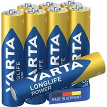 Varta - S.of. batteria longlife power aaa - lr03 (confezione 8 unità) ø10,5x44,5mm