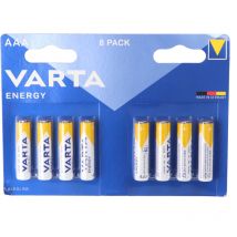 Batterie Alkaline, Micro, aaa, LR03, 1.5V, Energy, 8 Stück - Varta