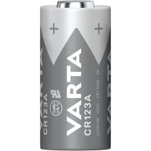 Pile Cylindrique Lithium CR123A, 3 v, 1 pièce (06205 bulk) - Varta