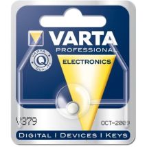 Varta – 379101401 – Pile bouton V379 Argent – Type de piles, Technologie batterie, Tension électrique