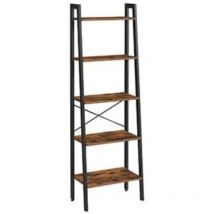 Scaffale 5 Livelli Stile Industriale - H172 cm