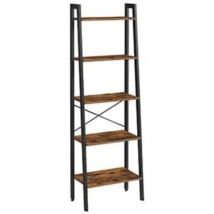 Regal mit 5 Ebenen im Industrial-Stil - H172 cm