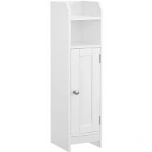Kleiner Aufbewahrungsschrank 1 Fach, 1 Tür, 1 Regal - H80 cm