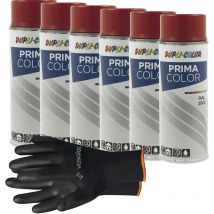 Dupli-Color Lackspray karminrot glänzend ral 3002 - Sprühlack für Metall, Kunststoff und Holz - wetterfeste Sprühfarbe für den Innen- und