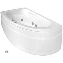 Dhimp - Vasca con idromassaggio angolare modello zaira con pannello versione dx