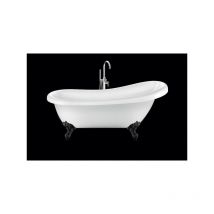 Rogier&mothes - Vasca da bagno freestanding con piedini richmond Bianca 155 cm Piedini di aquila Neri