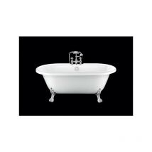 Rogier&mothes - Vasca da bagno freestanding con piedini chelsea Bianca 170 cm Piedini di leone Cromati