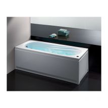 Vasca idromassaggio Astor 160x70 rettangolare bianca di Glass
