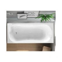 Vasca da bagno bianca 180X80 Calypso Glass