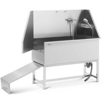 Vasca da bagno professionale per cani e gatti in acciaio inox