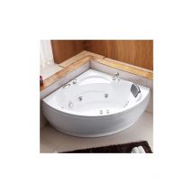 Vasca idromassaggio cm 135x135 con poggiatesta rubinetteria inclusa - Bagno Italia