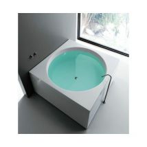Vasca Sharm 150x150 idromassaggio plus quadrata bianca lucida di