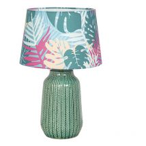 Lampe en céramique verte C/Pante14