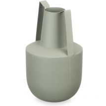 Vase aus Metall, pastellfarben, mit Griffen, 21 cm
