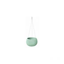 Vase avec crochet métal 37xH21 cm DarkSeaGreen - DarkSeaGreen