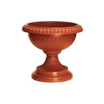 Vase avec piA destal JardiniA re de Venise en mobilier de jardin en plastique cm 44xh36